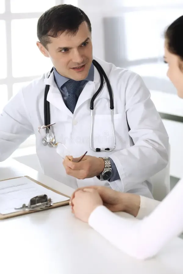 врач и пациент посвященные resoults медицинского обследования в отделении 209100426 1